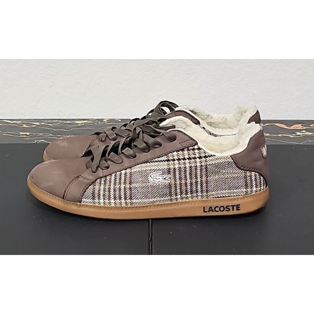 Lacoste Brown Womens Shoe Size 10.5